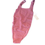 Mauve with Gold Krinkle One Piece
