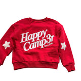 Happy Camp3r Red USA Youth Crewneck