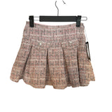 OFF WHITE PINK TWEED SKORT