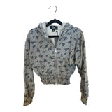GREY BLUE FLOWER JACKET