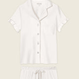 Pointelle Essentials Ivory 3-Piece Shorts Set