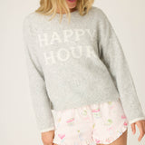 PJ Salvage Pretty Punch Happy Hour Snuggle Sweater