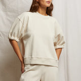perfectwhitetee Rebecca Short Sleeve Crew Neck