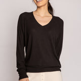 PJ Salvage Textured Essentials Long Sleeve Top