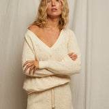 perfectwhitetee Nicolette Sweatshirt in Natural