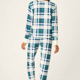 Cozy Life Thermal Velour Plaid PJ Set
