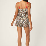 Holiday Dreams Leopard Print Shorts Set