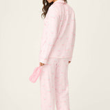 Happy Hour Wine Glass Print 3-Piece PJ Set