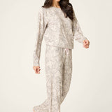 Snakeskin Heart Print Peachy PJ Set Regular price