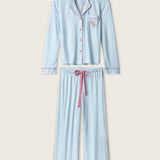 PJ Salvage Western Blooms Blue Stripe Darlin 3-Piece PJ Set