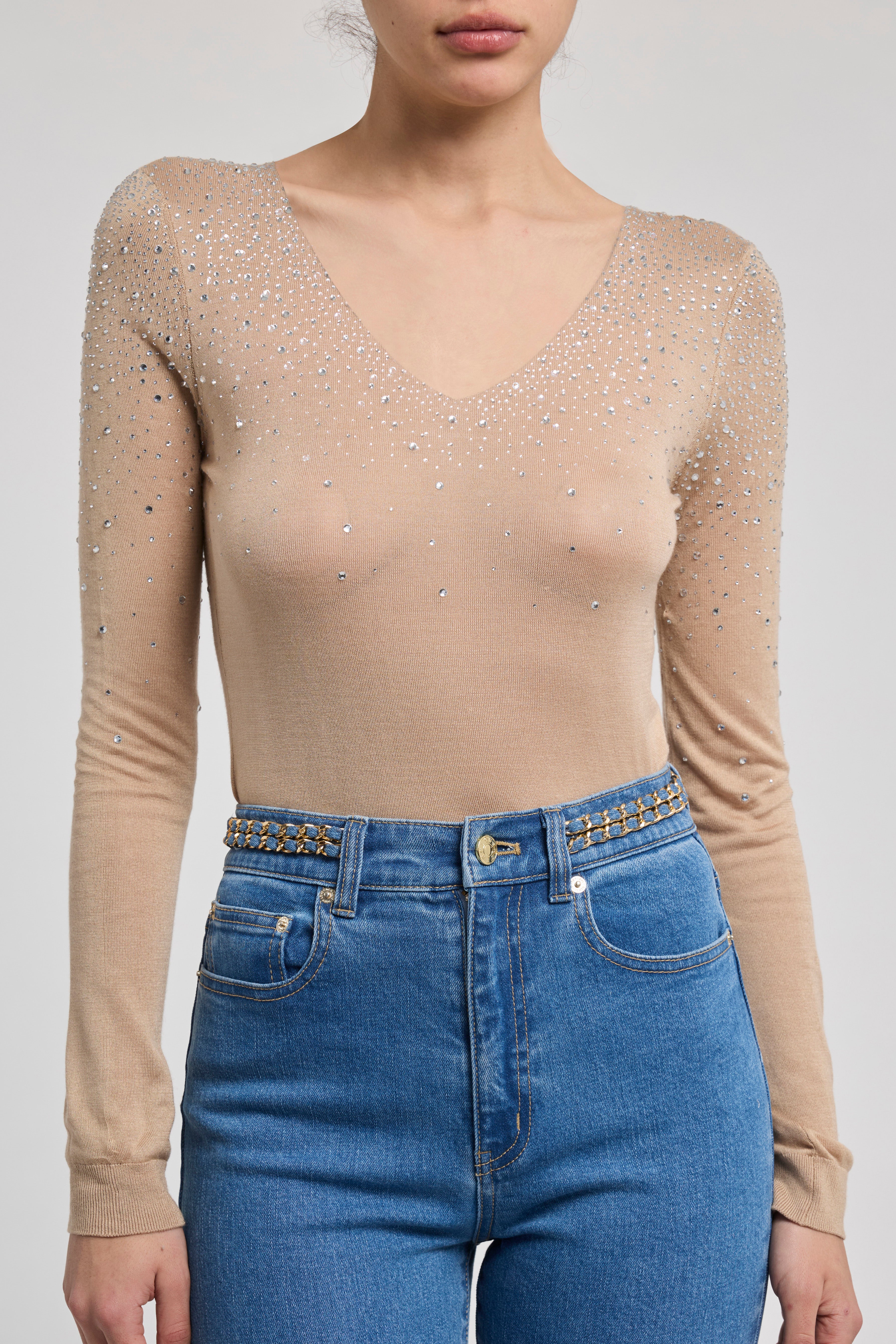 MIRASOL CRYSTAL SWEATER
