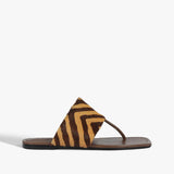 Martha Sandal in Pecan Brown Pony