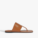 Martha Leather Sandal in Miele