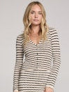 Saltwater Luxe Cardinal Stripe Cardigan