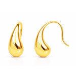 Smal Gold Delicate Teardrop Earrings