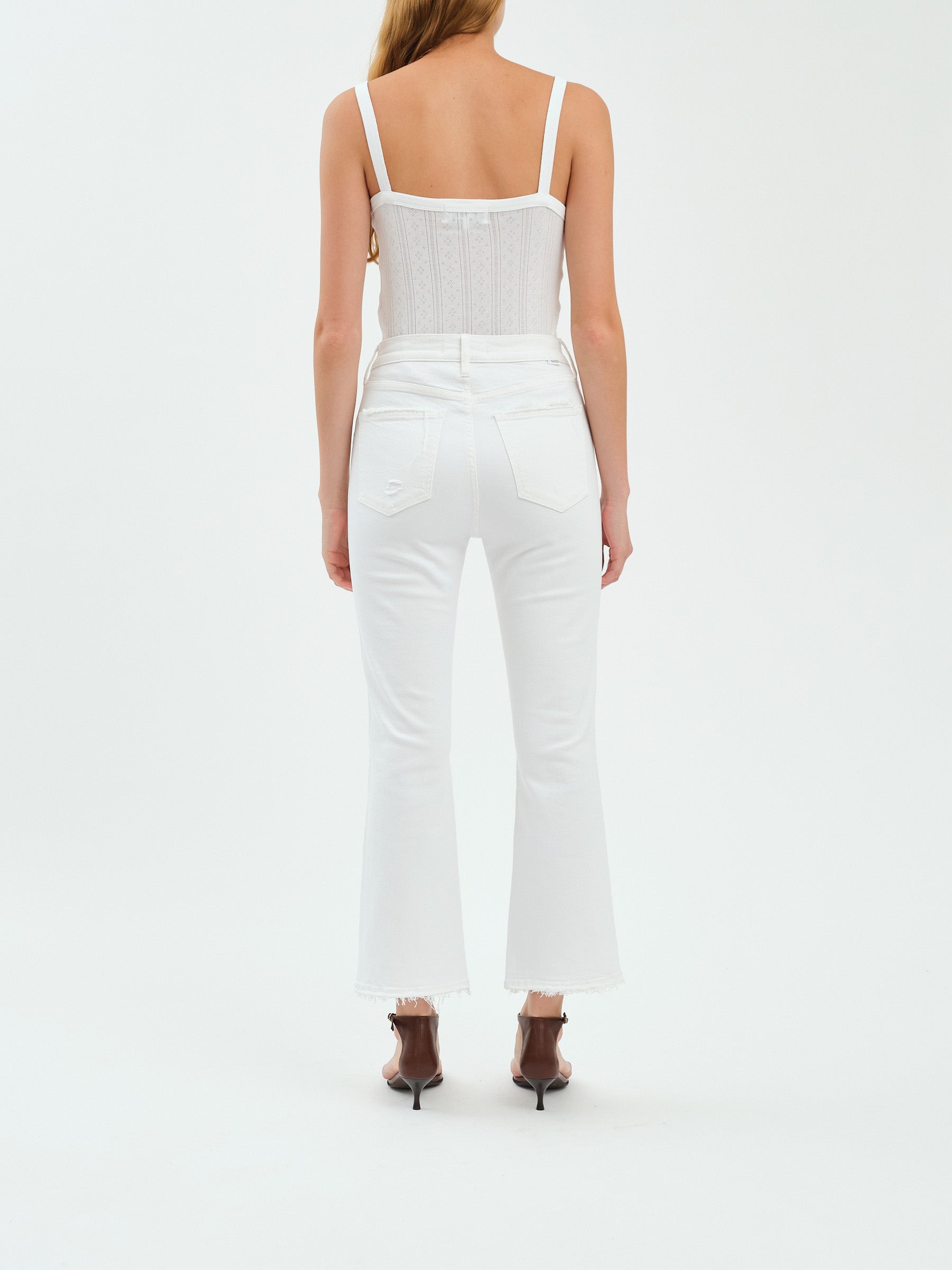 SHY GIRL HIGH RISE CROP FLARE