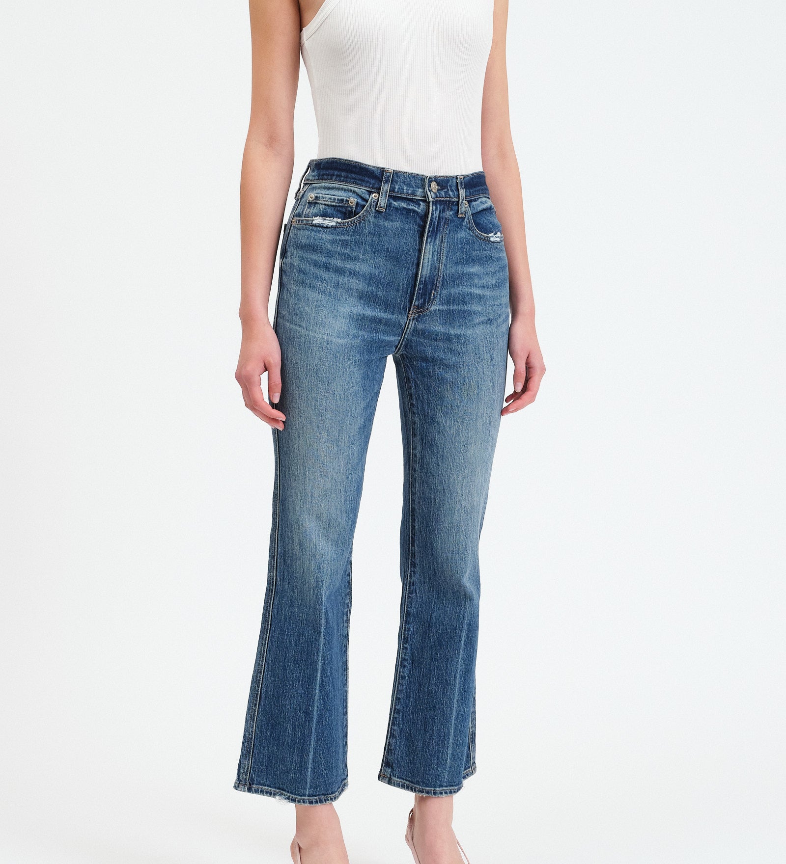 SOHO HIGH RISE ANKLE FLARE