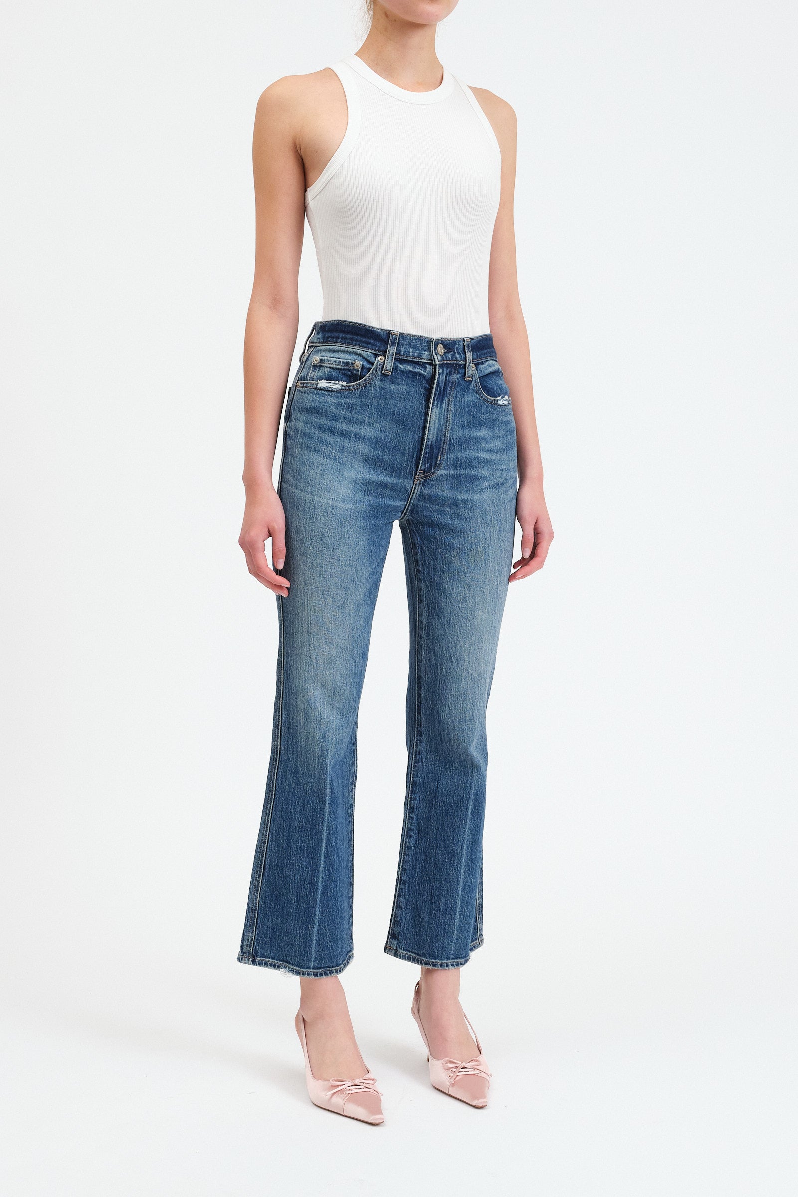 SOHO HIGH RISE ANKLE FLARE