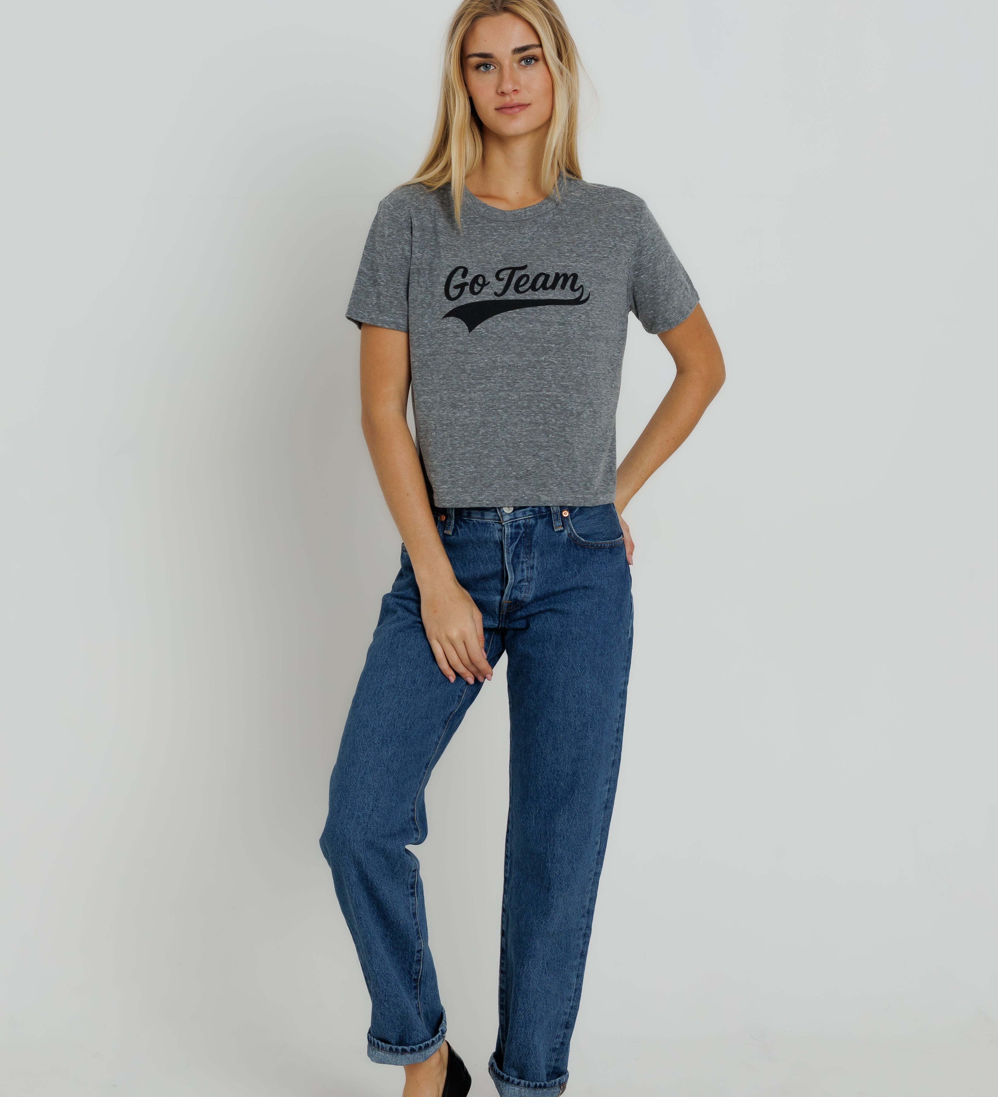 BLACK GO TEAM - EVERYDAY TEE
