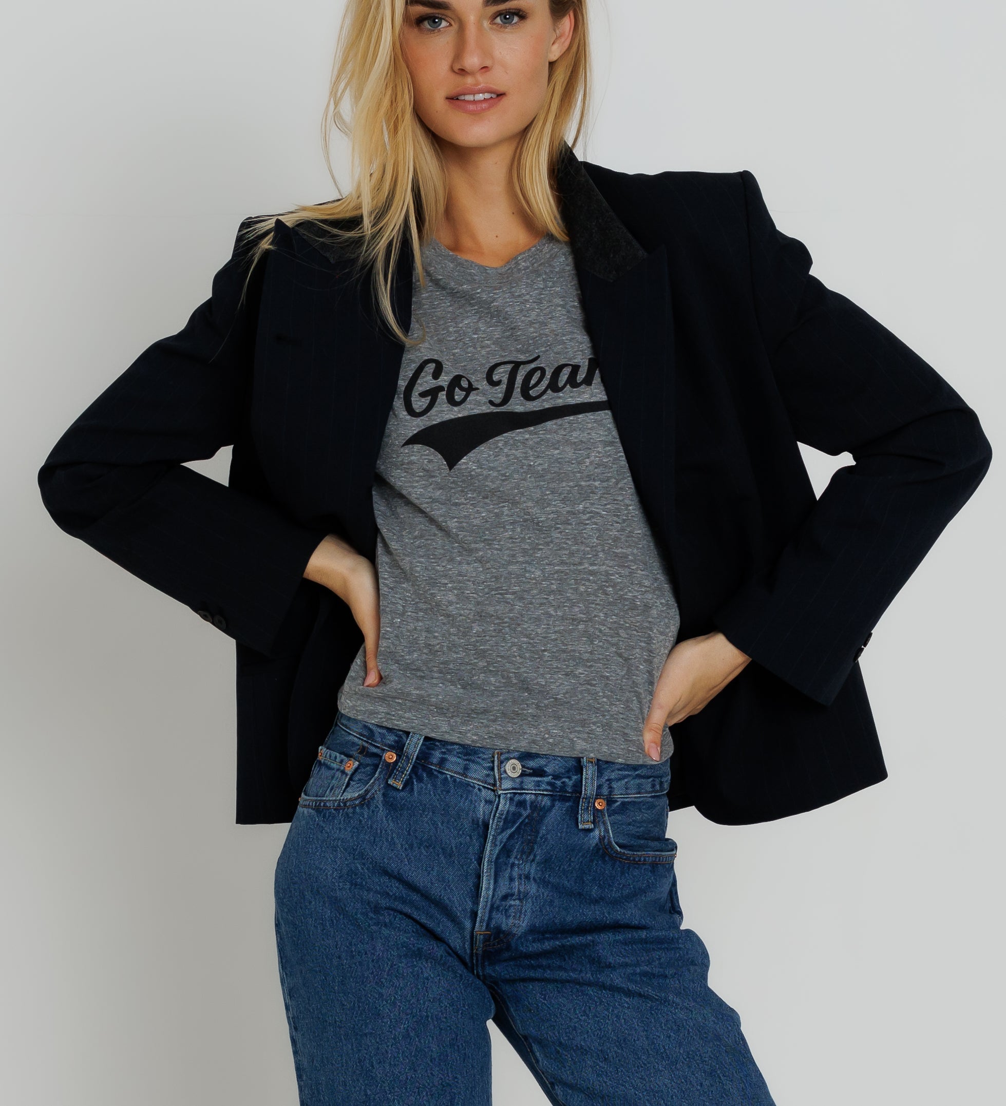 BLACK GO TEAM - EVERYDAY TEE