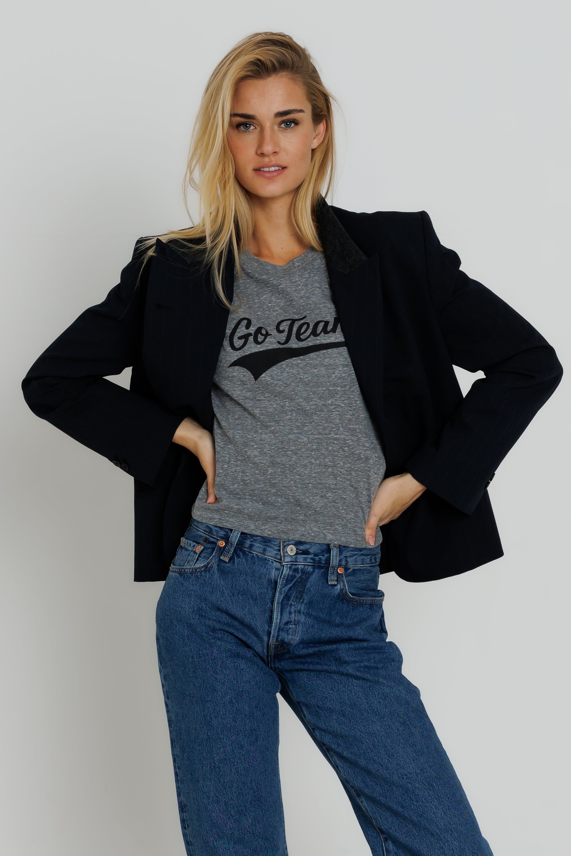 BLACK GO TEAM - EVERYDAY TEE