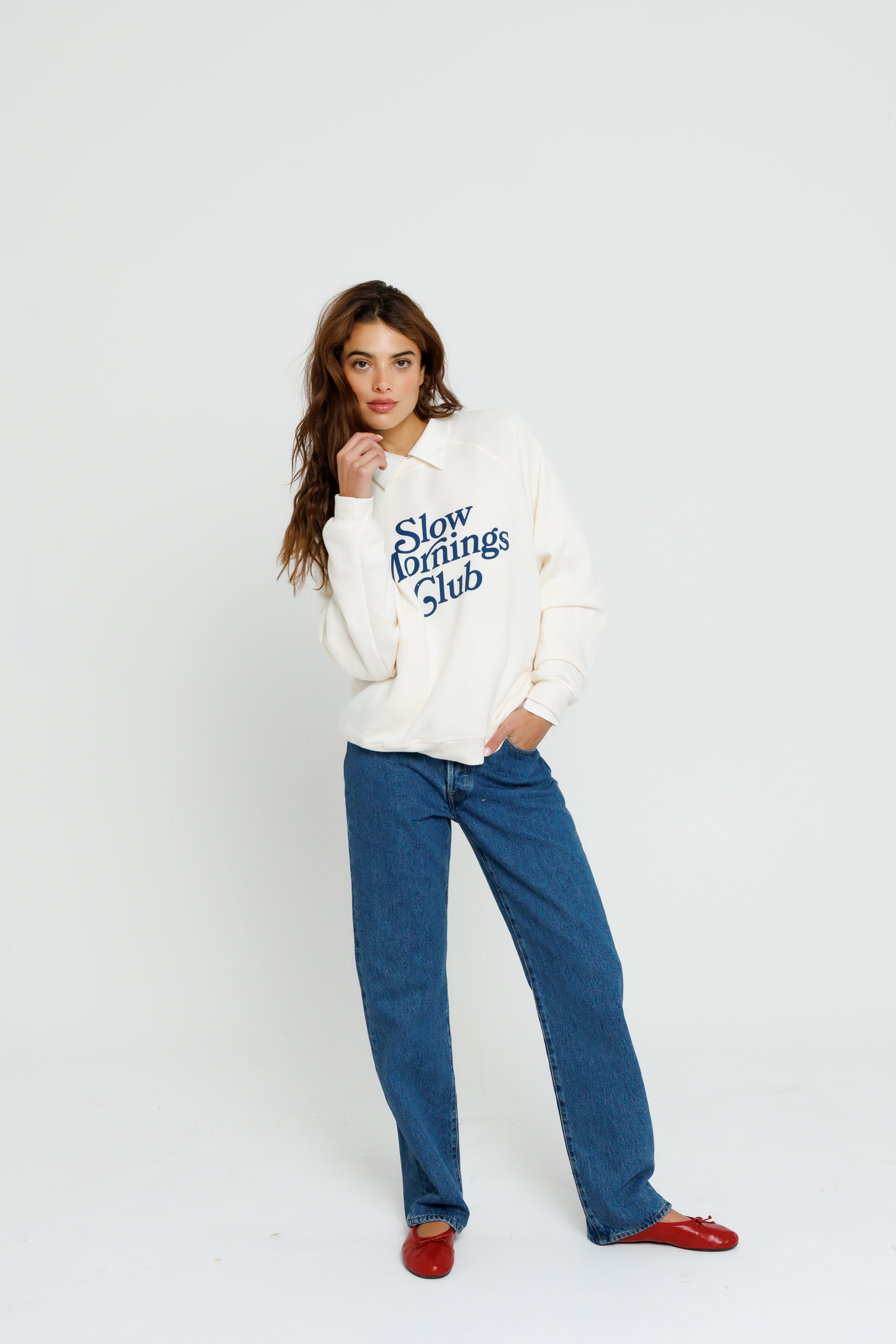 SLOW MORNINGS CLUB - RAGLAN CREW