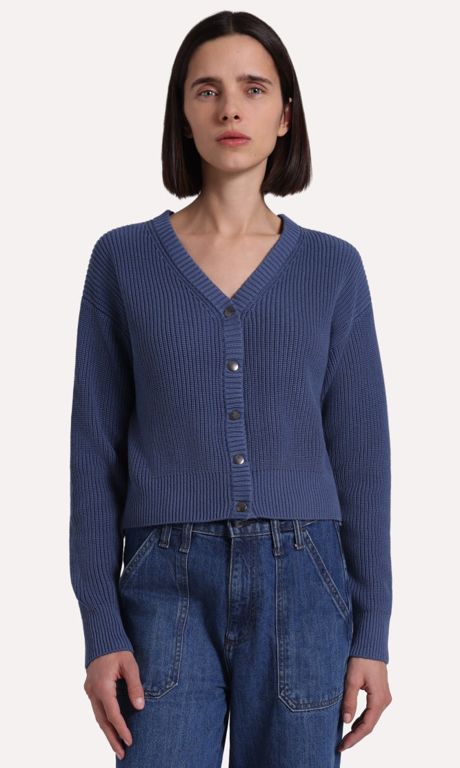 YR7508 Cotton Shaker Crop Cardi