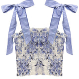Katie J Sunny Tie Top