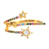 Tai Rainbow Opal Star Ring