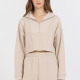 Vanilla Creem Fleece Zip Up
