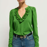 Nation LTD Valita Split Neck Top