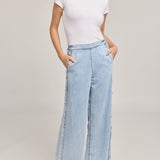JOSALYN DENIM SNAP PANTS