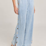 JOSALYN DENIM SNAP PANTS