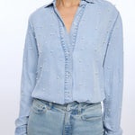 MARCELLO PEARL DENIM SHIRT