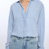 MARCELLO PEARL DENIM SHIRT