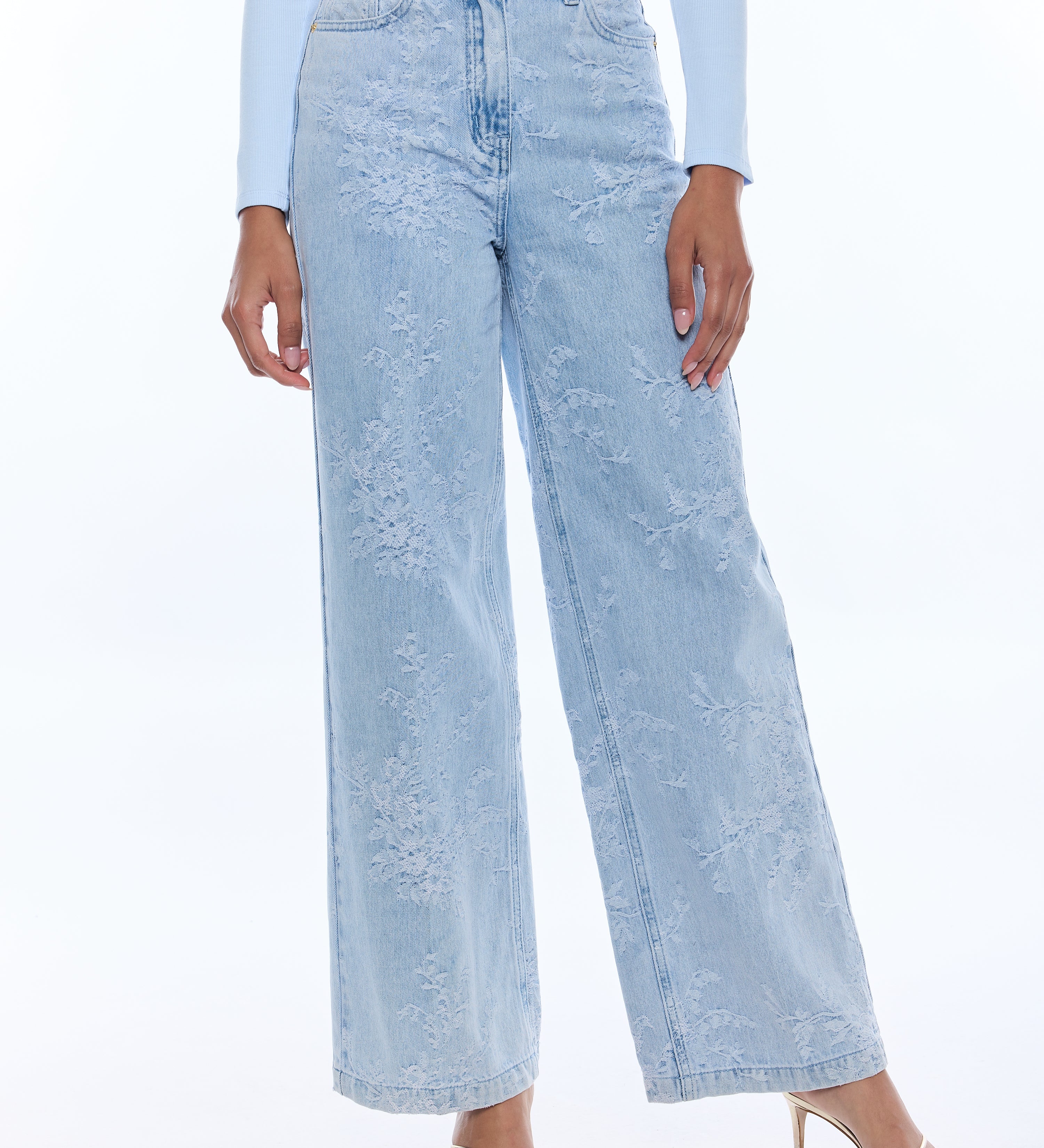 MILAGRO FLORAL JEANS