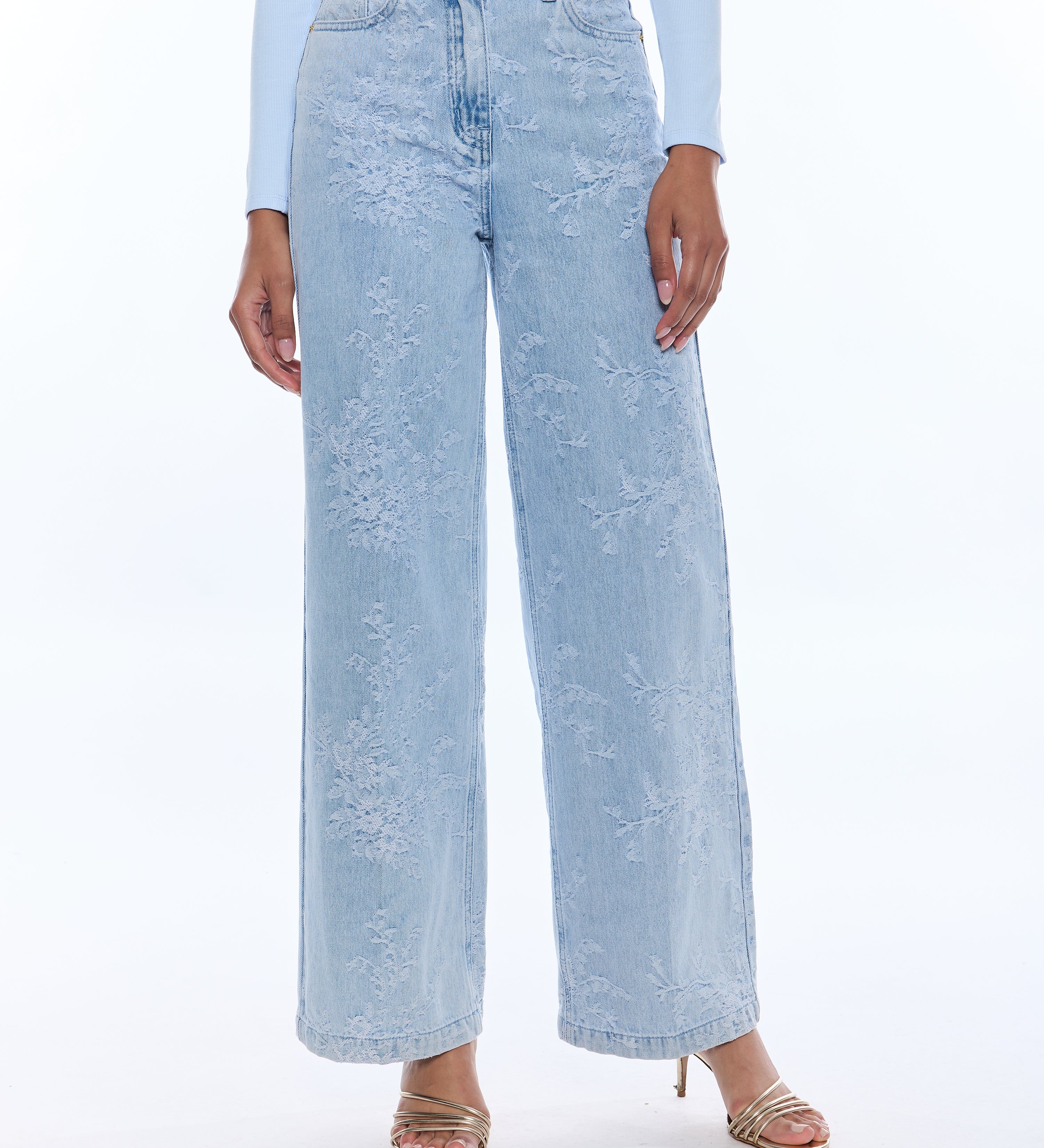 MILAGRO FLORAL JEANS