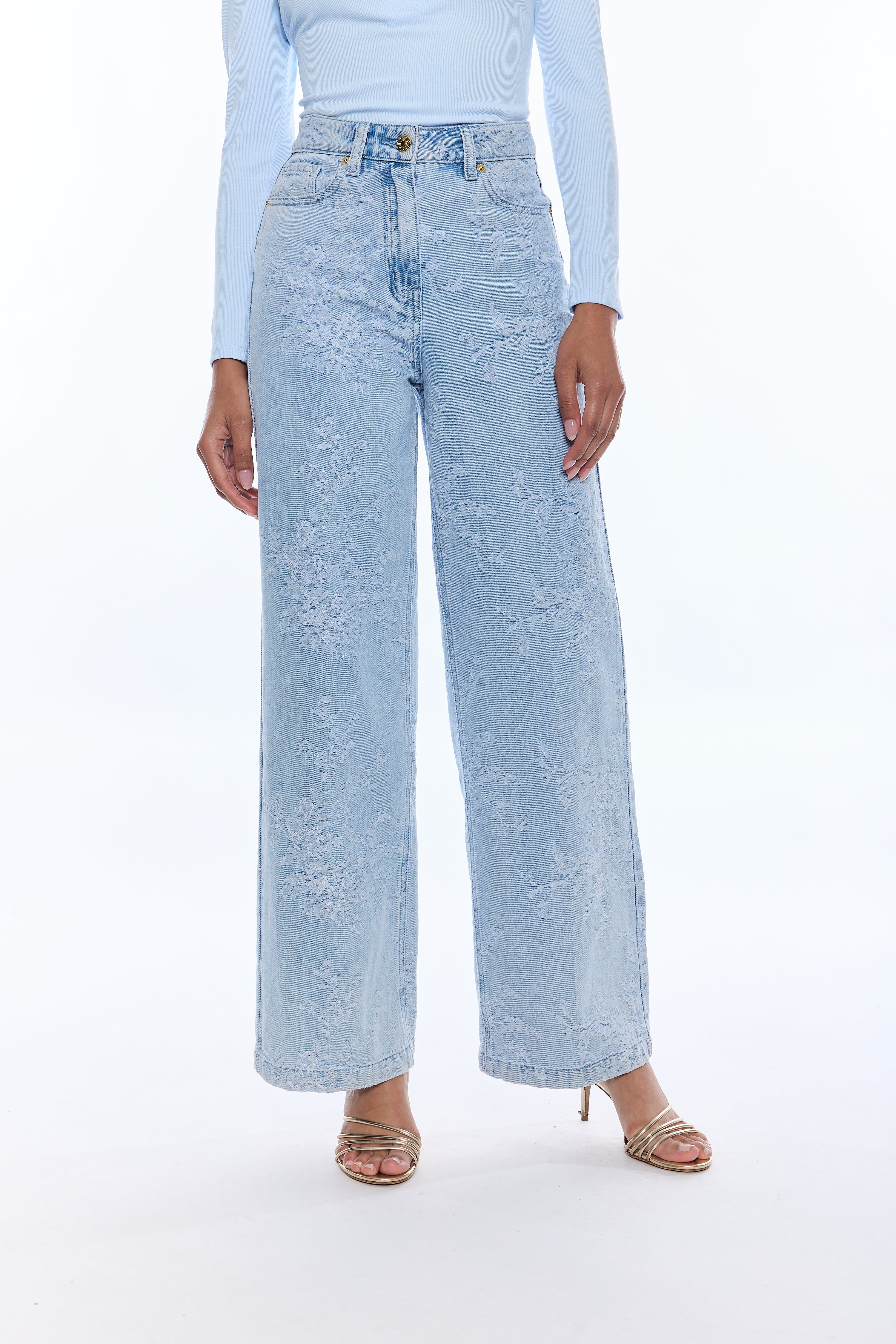 MILAGRO FLORAL JEANS