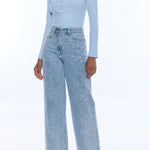 MILAGRO FLORAL JEANS