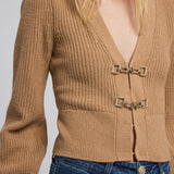 Monse Saddle Buckle Closure Cardigan