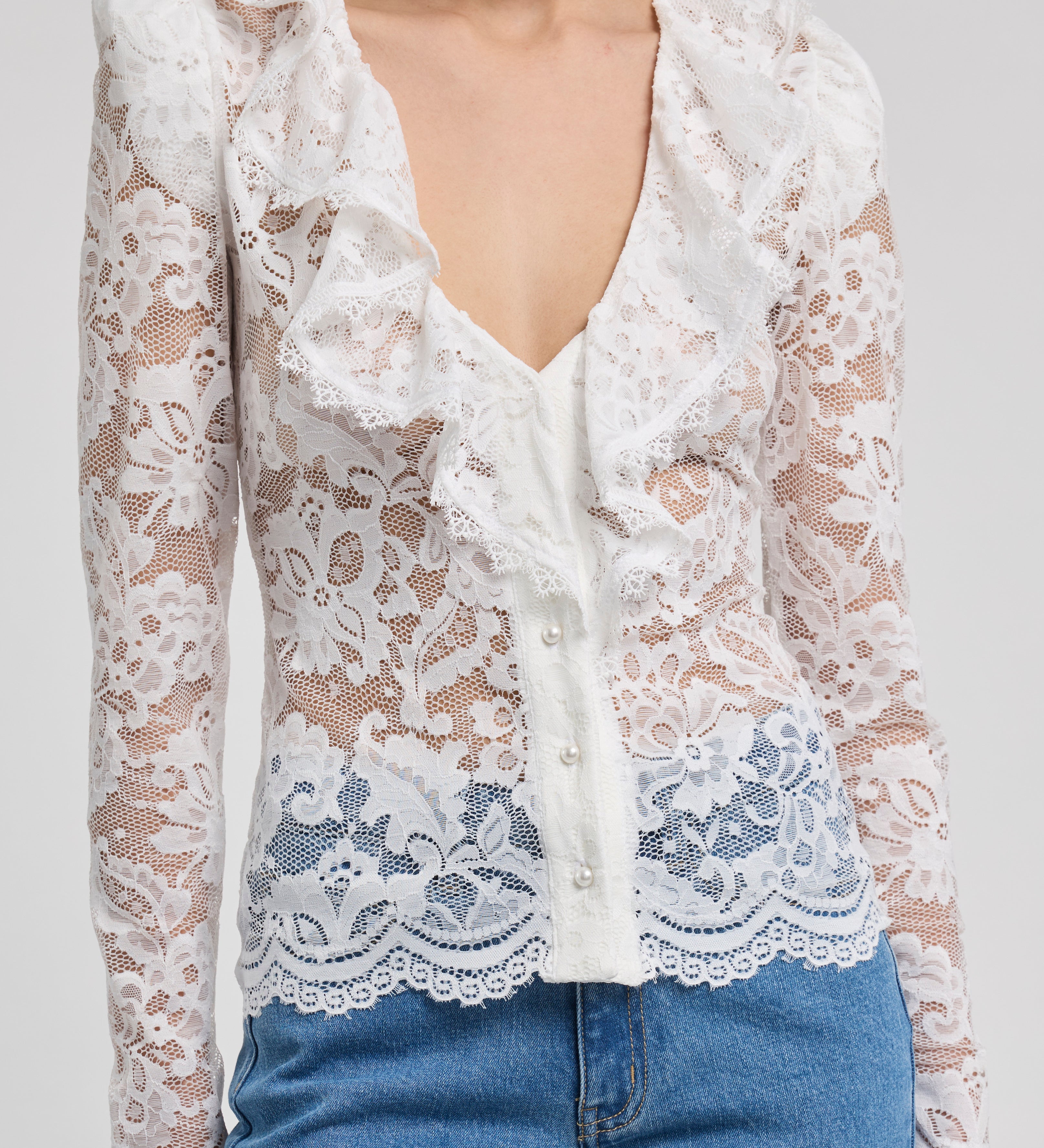 CORSA LACE TOP