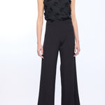 IRINA 3D FLORAL HALTER BLOUSE