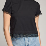 CHRISTELLA LACE COMBO TOP