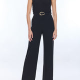 HALLIE LIGHTWEIGHT CREPE JUMPSUIT
