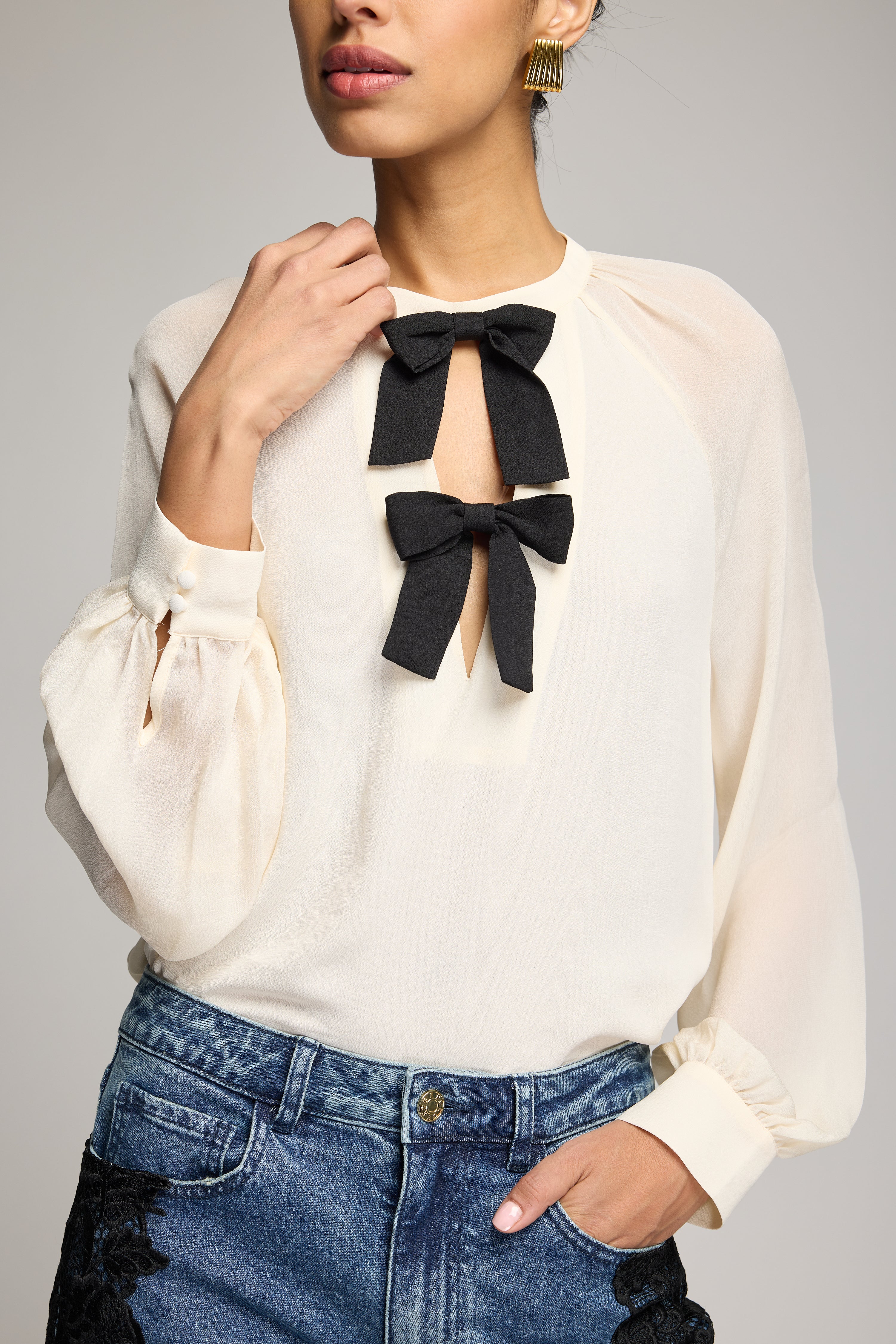 AURELIA BOW BLOUSE