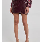 Generation Love SHYANN VEGAN LEATHER MINI SKIRT