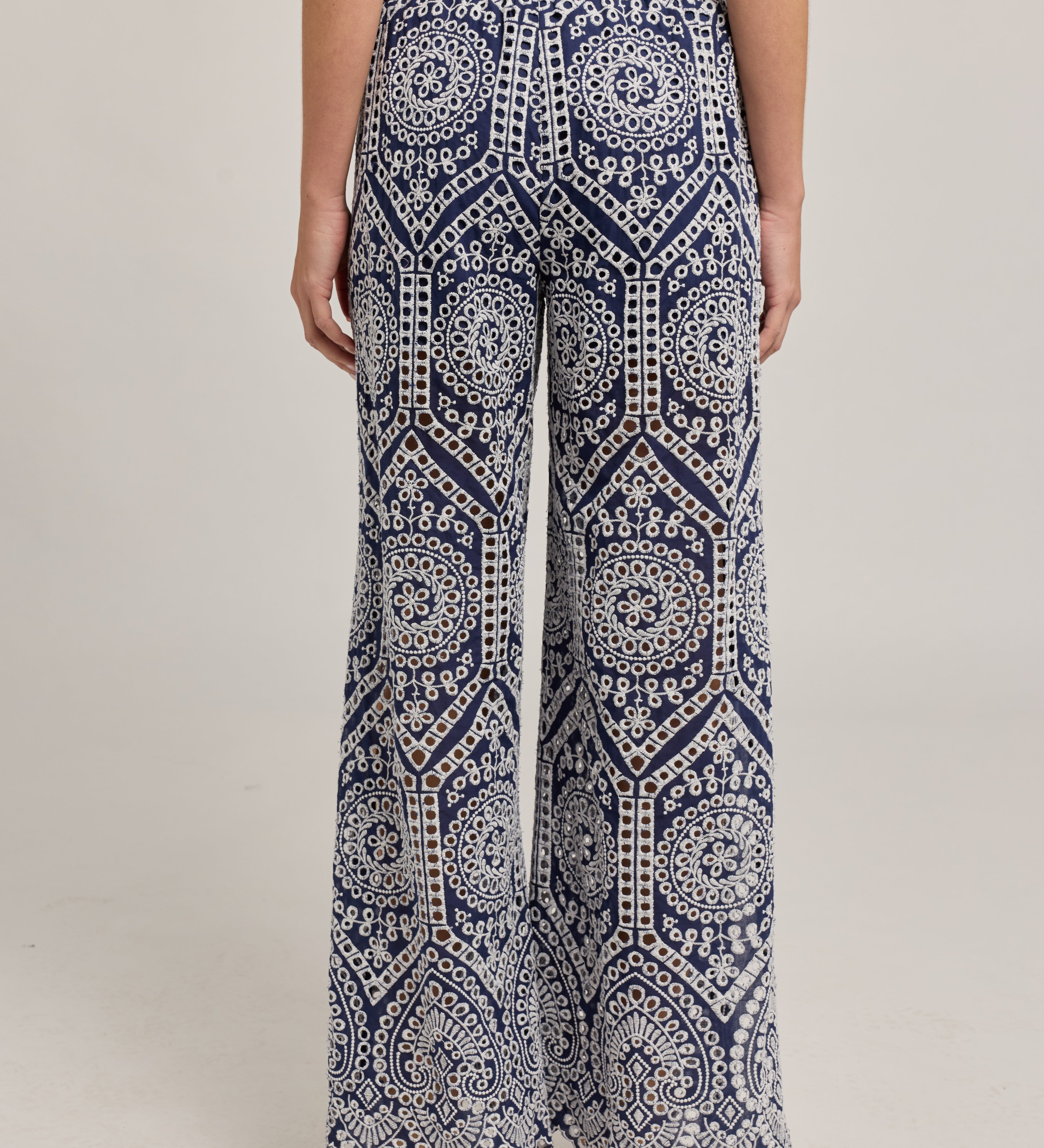 FIFI COTTON EYELET PANTS