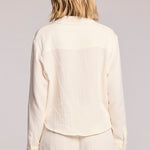 PASO CROP BUTTON UP