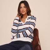 B20038-L41-304 - LONG SLEEVE PLACKET PULLOVER