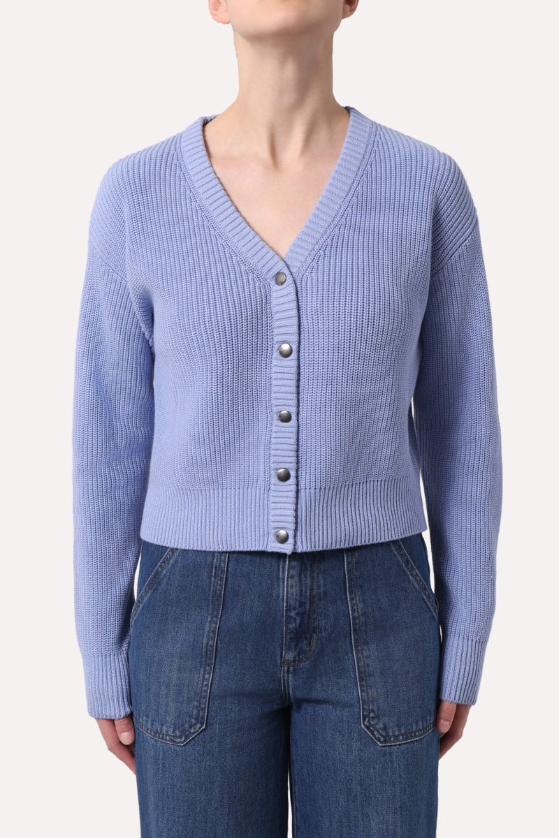YR7508 Cotton Shaker Crop Cardi